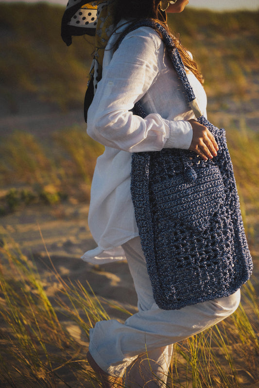 SAC FILET AU CROCHET